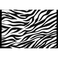 Zebra Pattern Velour Beach Towels 30x60 (Embroidered)